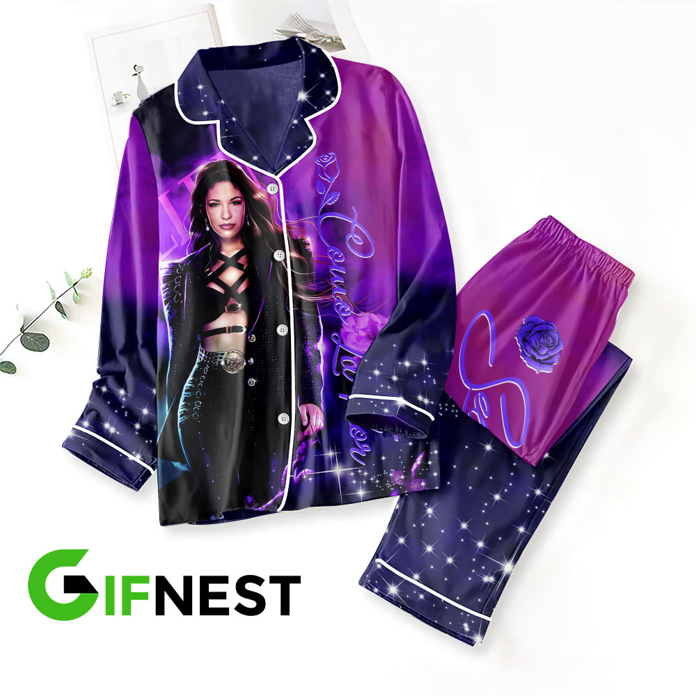 Selena Button Down Pajamas Set VANDH991