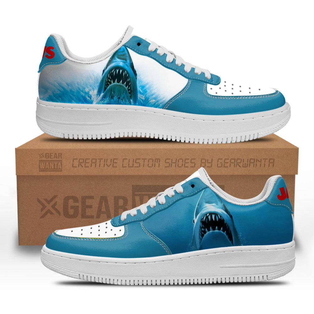 Shark Jaws Air Sneakers Custom For Fans QD11 1 GearWanta