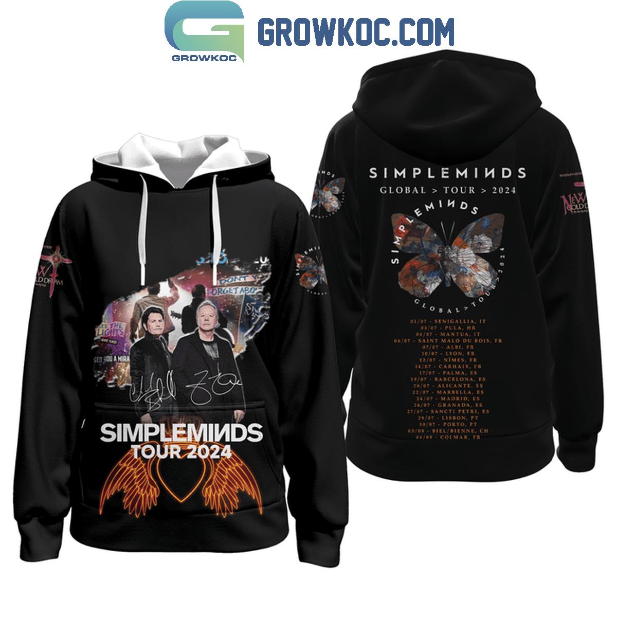 Simple Minds 2024 Global Tour Fan Hoodie Shirts 1 rBKXu