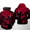 Skull Punisher Hoodie Los Angeles Angels Mlb Edition 0