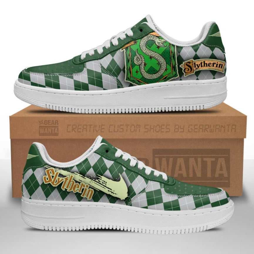 Slytherin Air Sneakers Custom Harry Potter Shoes For Fans 1 GearWanta