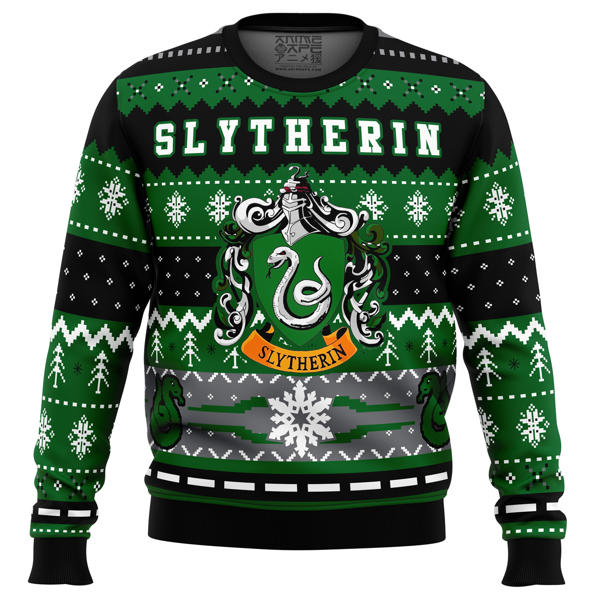 Slytherin House Harry Potter men sweatshirt FRONT mockup