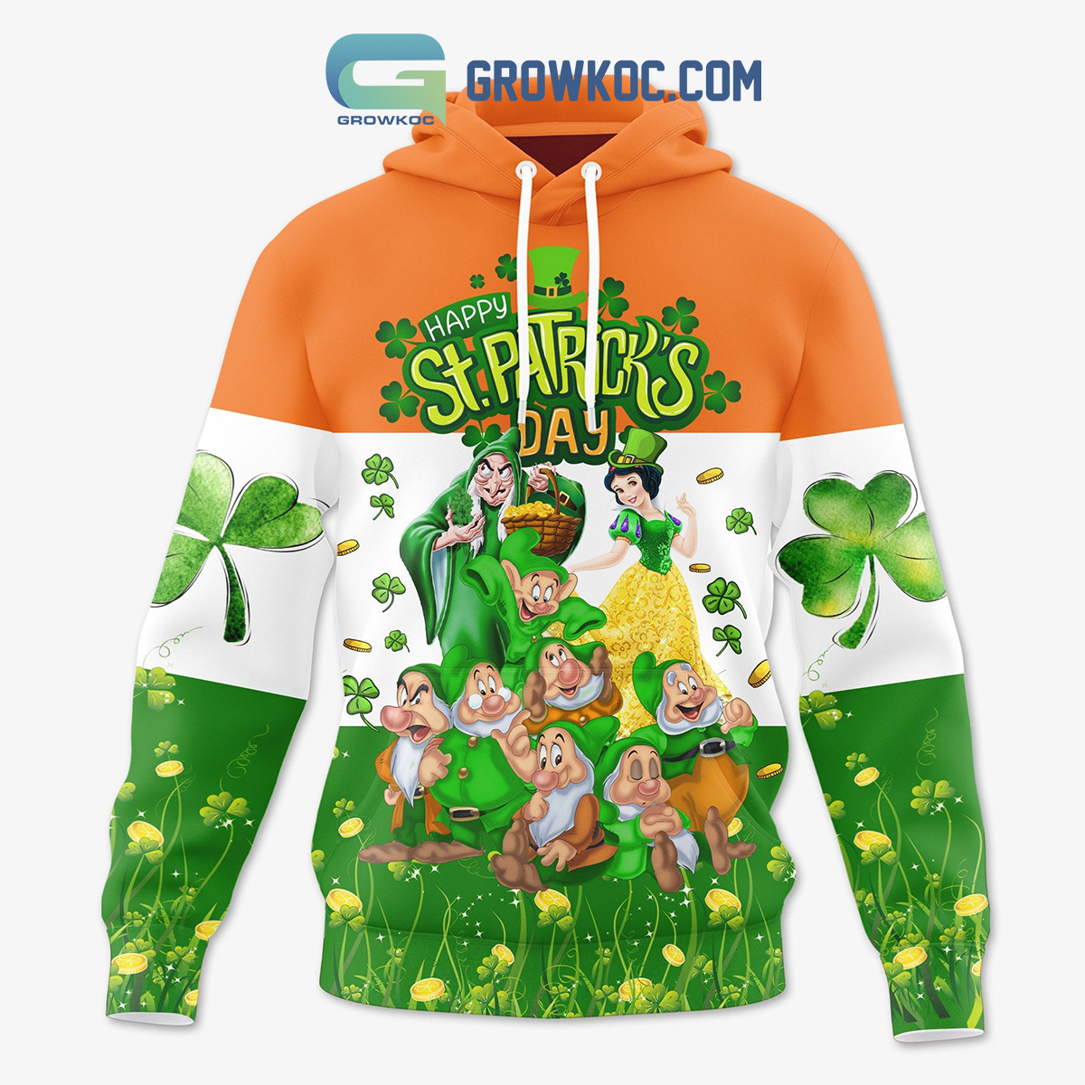 Snow White Happy St. Patricks Day Fan Hoodie Shirts2B1 umSZj