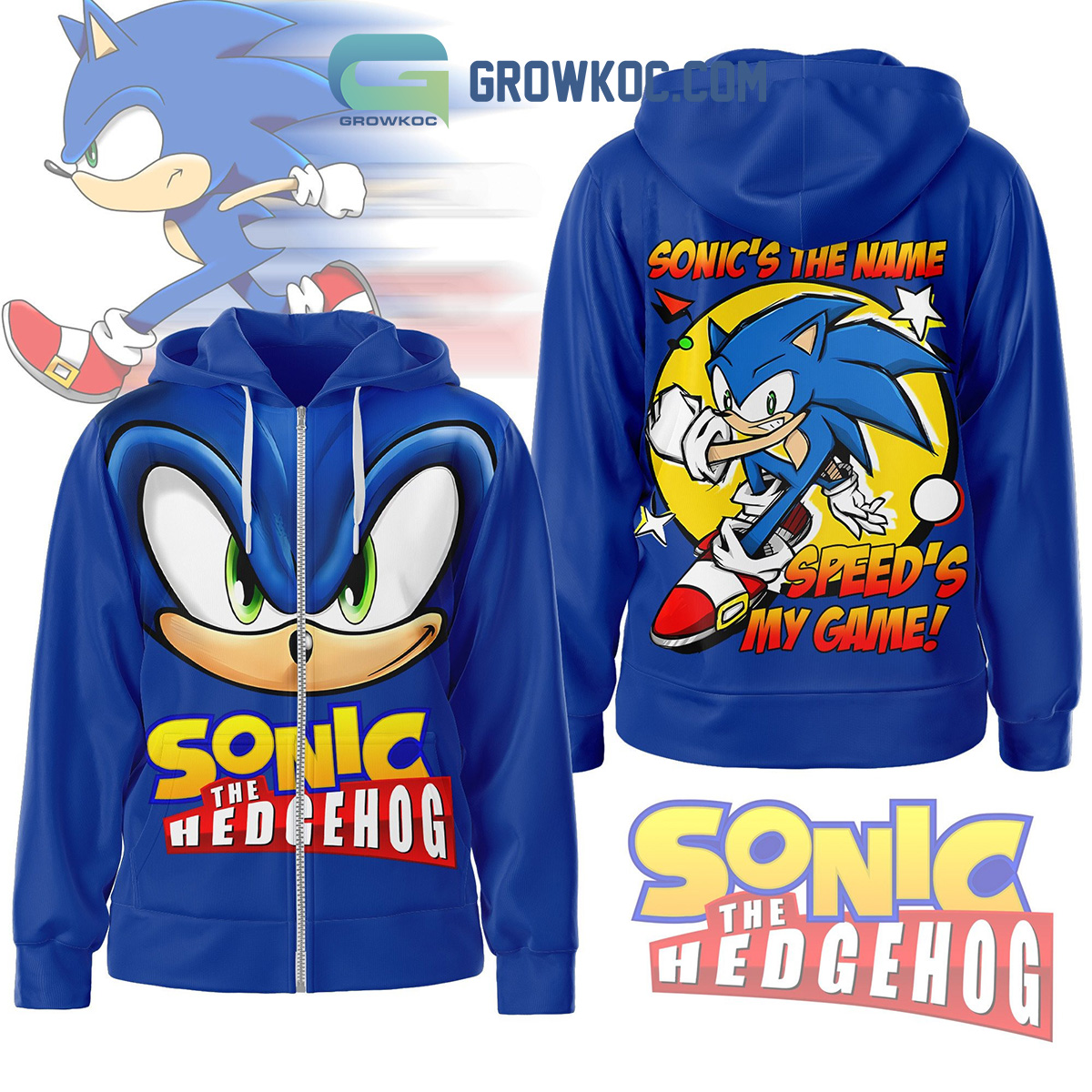 Sonic The Hedgehog Speed Is My Game Hoodie Shirts2B1 7QoC1