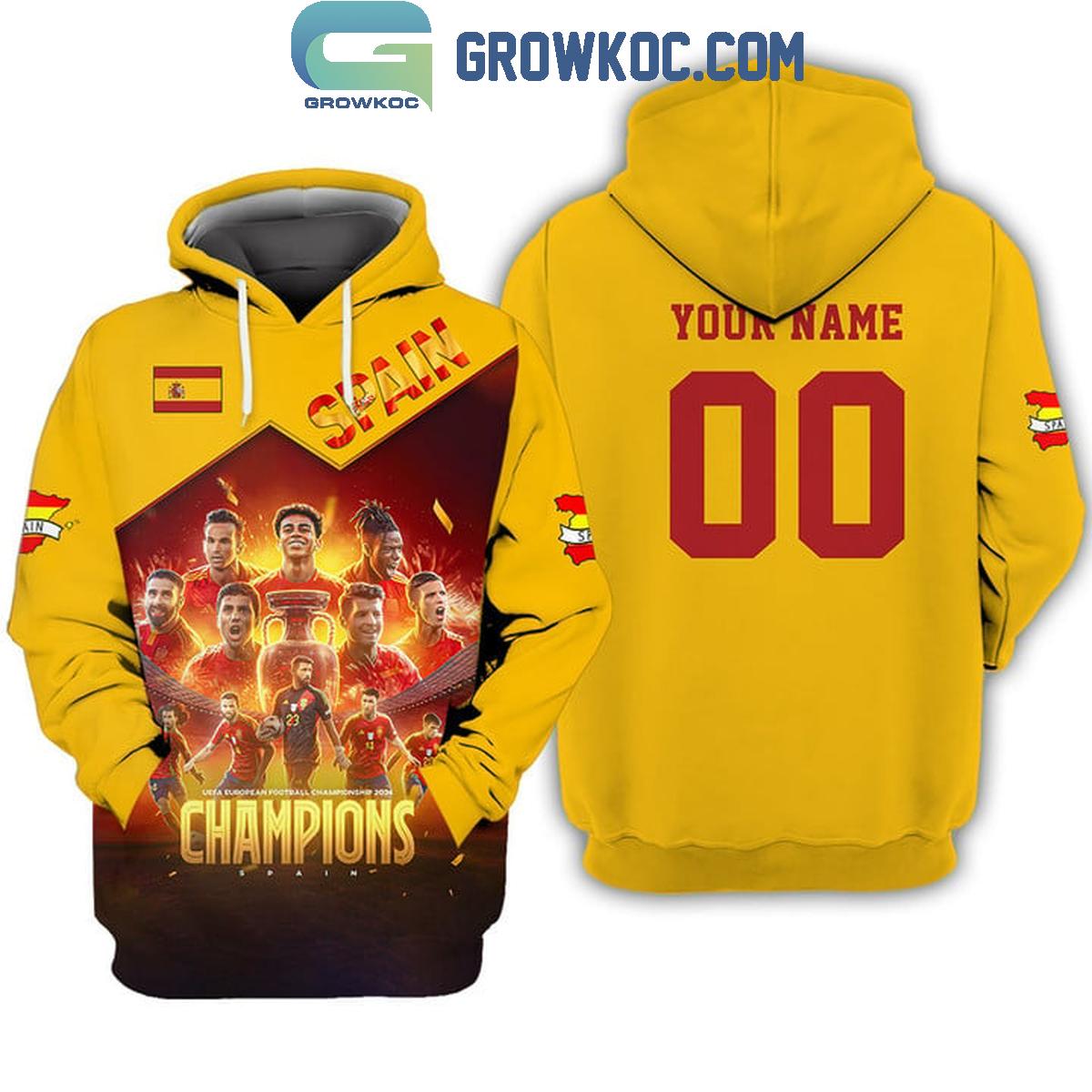 Spain National Team Euro Champs 2024 Personalized Hoodie Shirts 1 RVppg