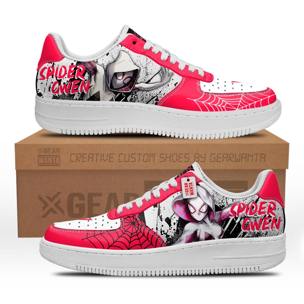 Spider Gwen Spider Verse Custom Air Sneakers PT18 1 GearWanta