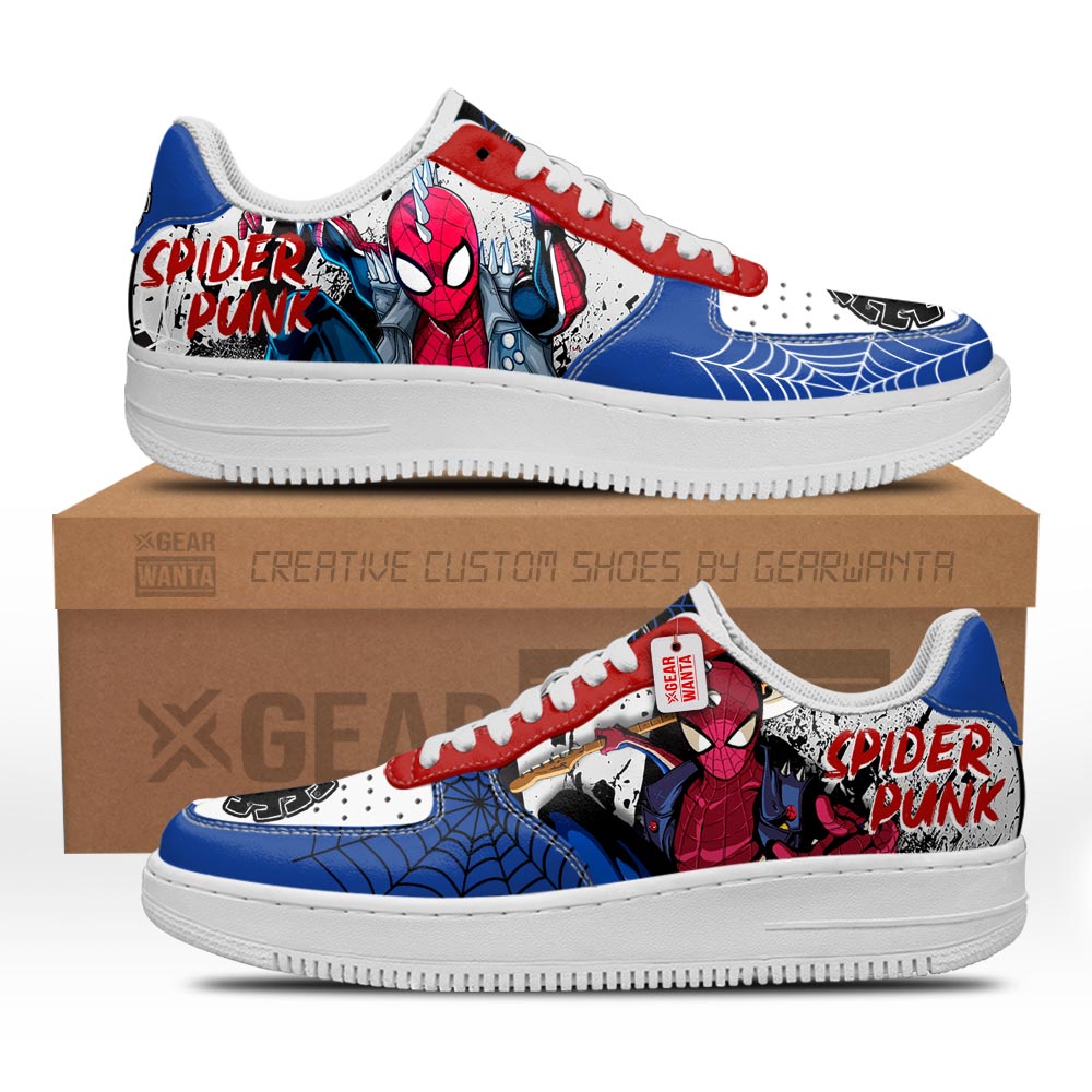 Spider Punk Spider Verse Custom Air Sneakers PT18 1 GearWanta