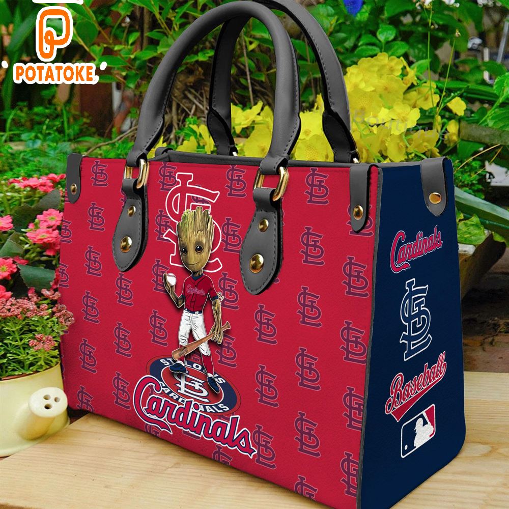 St Louis Cardinals Groot Women Leather Hand Bag