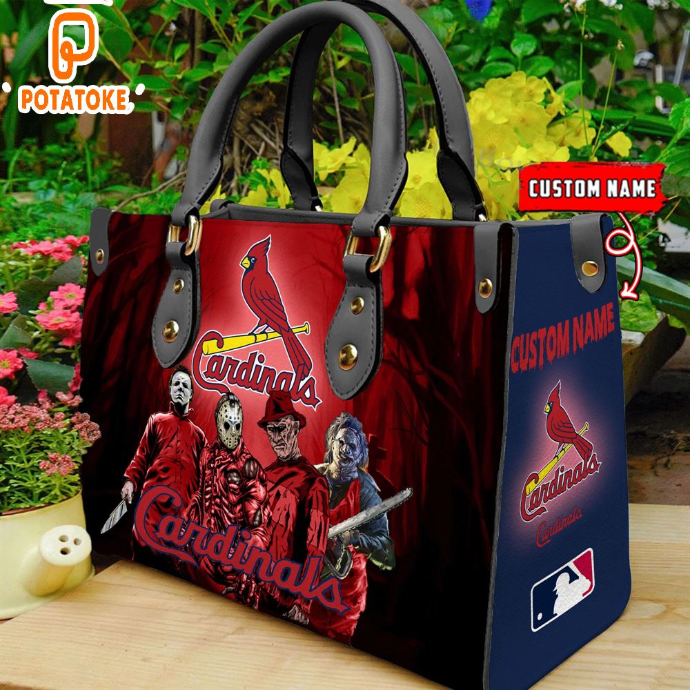 St Louis Cardinals MLB Halloween Women Leather Hand Bag