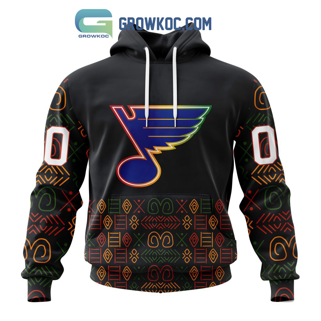 St. Louis Blues Black History Month Personalized Hoodie Shirts2B1 ZRzWd