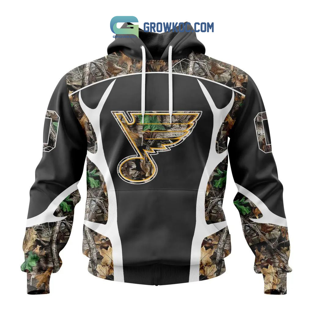 St. Louis Blues NHL Special Camo Hunting Personalized Hoodie T Shirt2B1 xAwuT