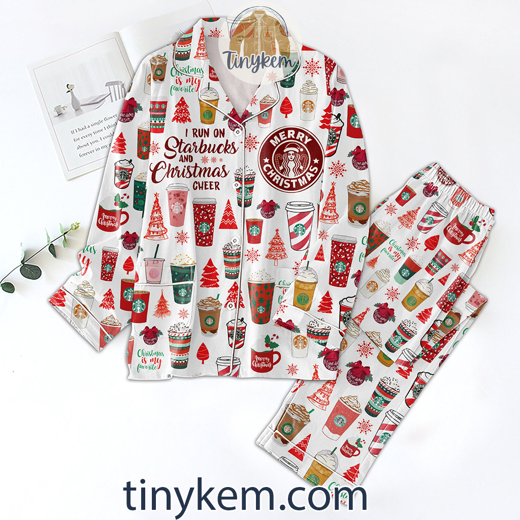 Starbucks Coffee Christmas Pajamas Set2B1 yhl3k