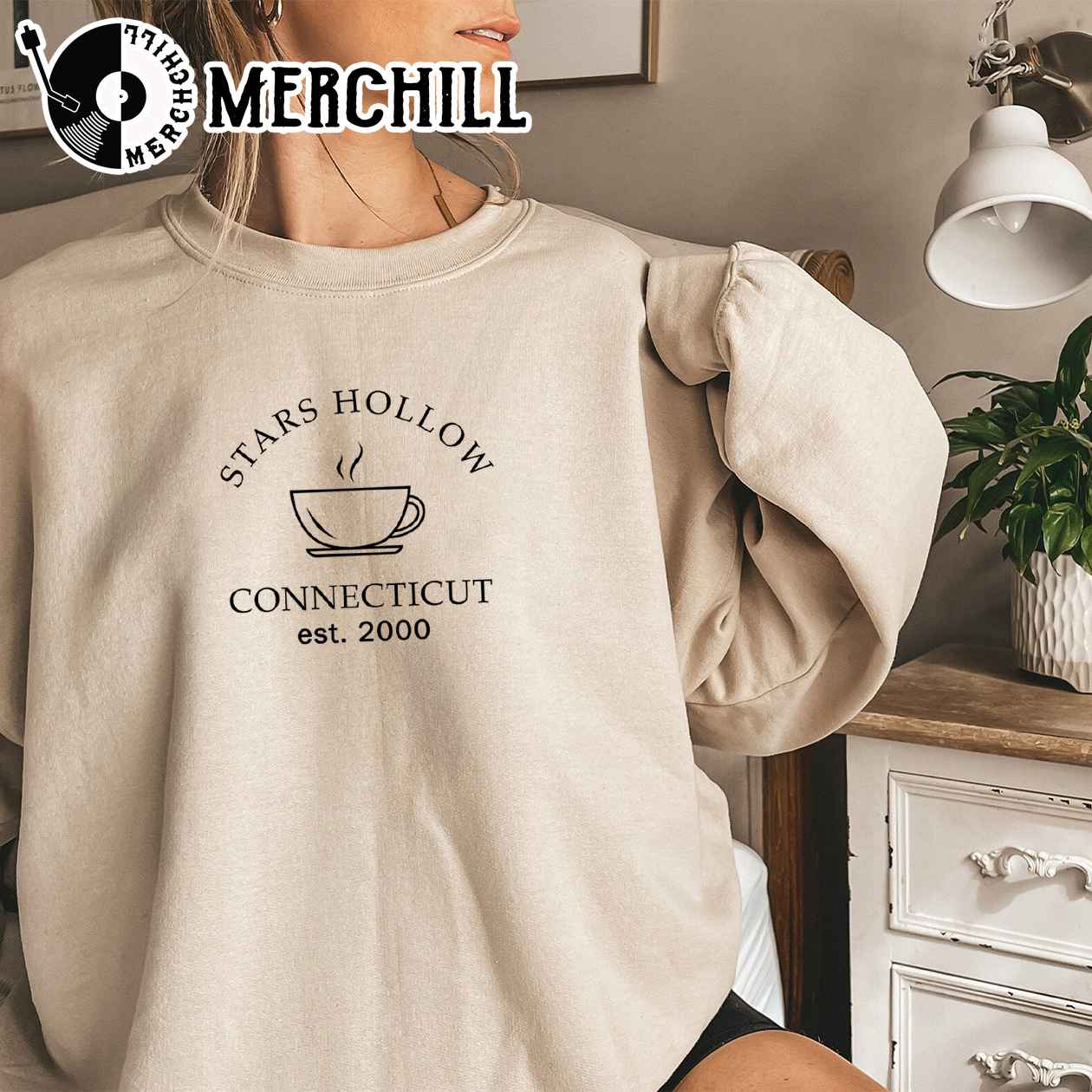 Stars Hollow Connecticut Crewneck Cozy Fall Gilmore Sweatshirt 4