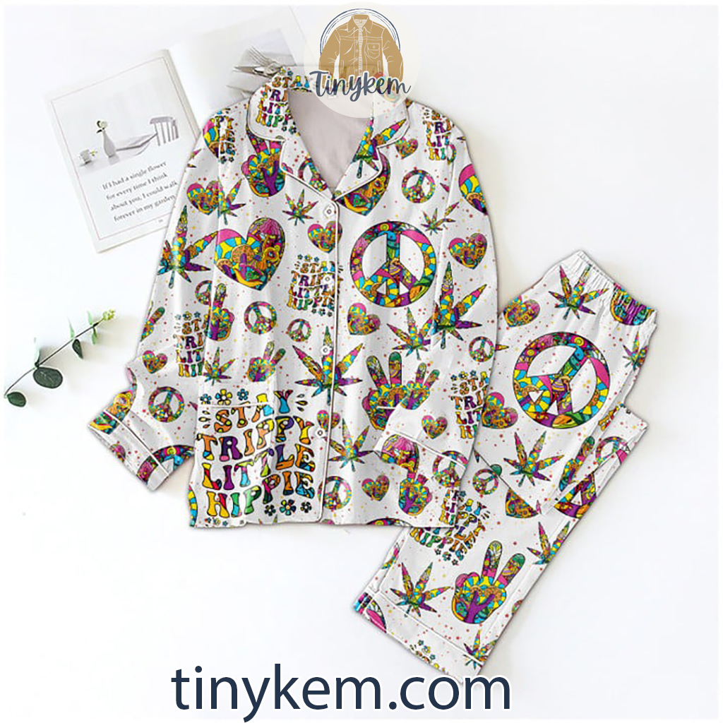 Stay Trippy Little Hippie Pajamas Set2B1 Re6dI