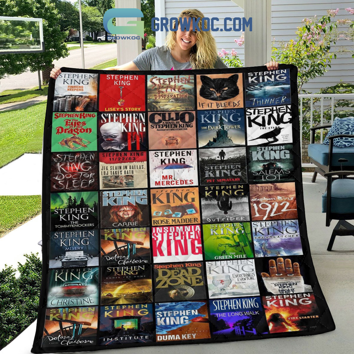 Stephen King Horror Movies Halloween Fleece Blanket Quilt2B1 ba05Q