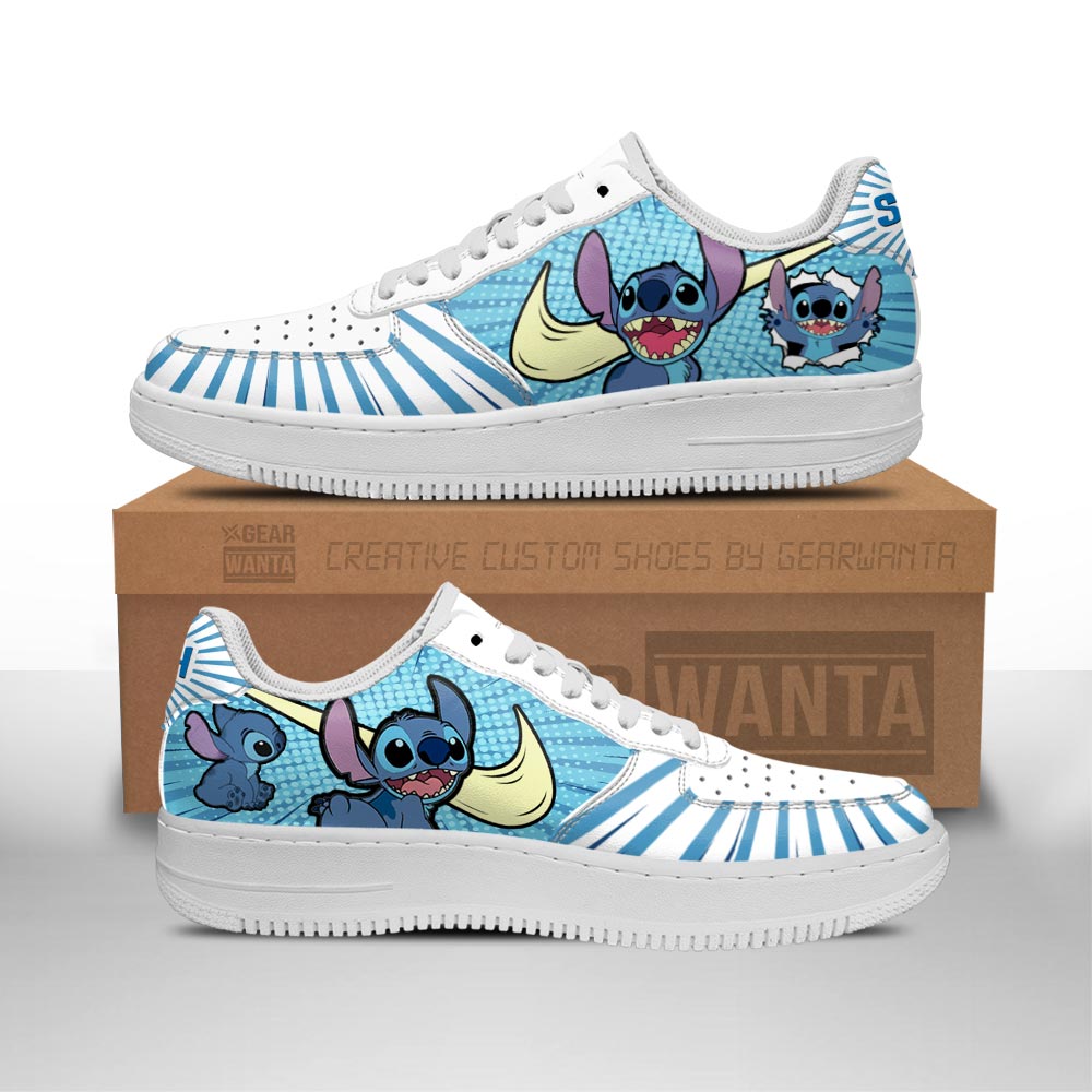 Stitch Air Sneakers Custom Shoes For Cartoon Fans 1 GearWanta