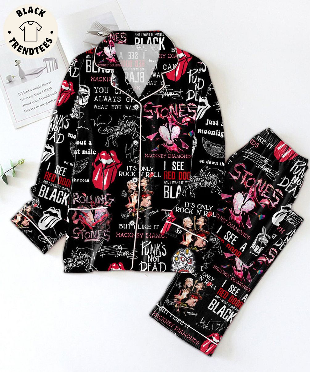 Stontes I See Red Dog And I Want It Painted Black Design Pijamas Set cc1a54 0