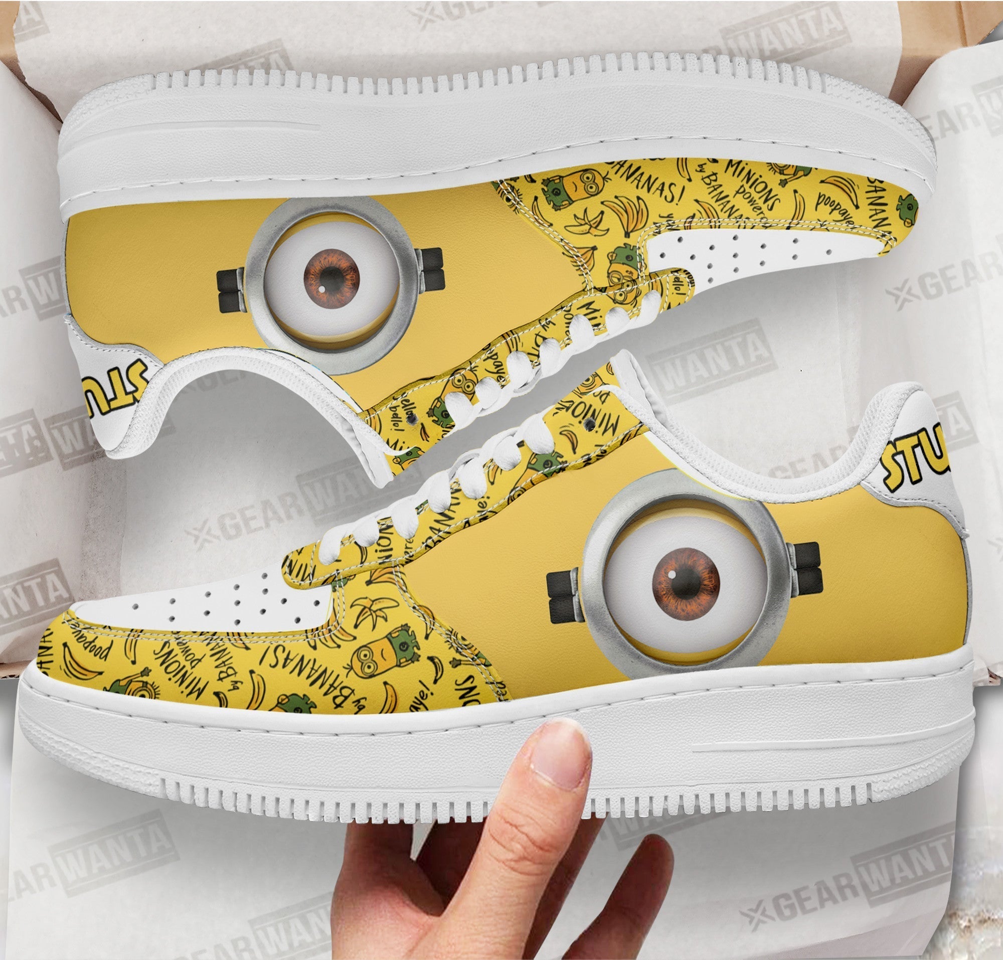 Stuart Minion Air Sneakers Custom Shoes 1 GearWanta