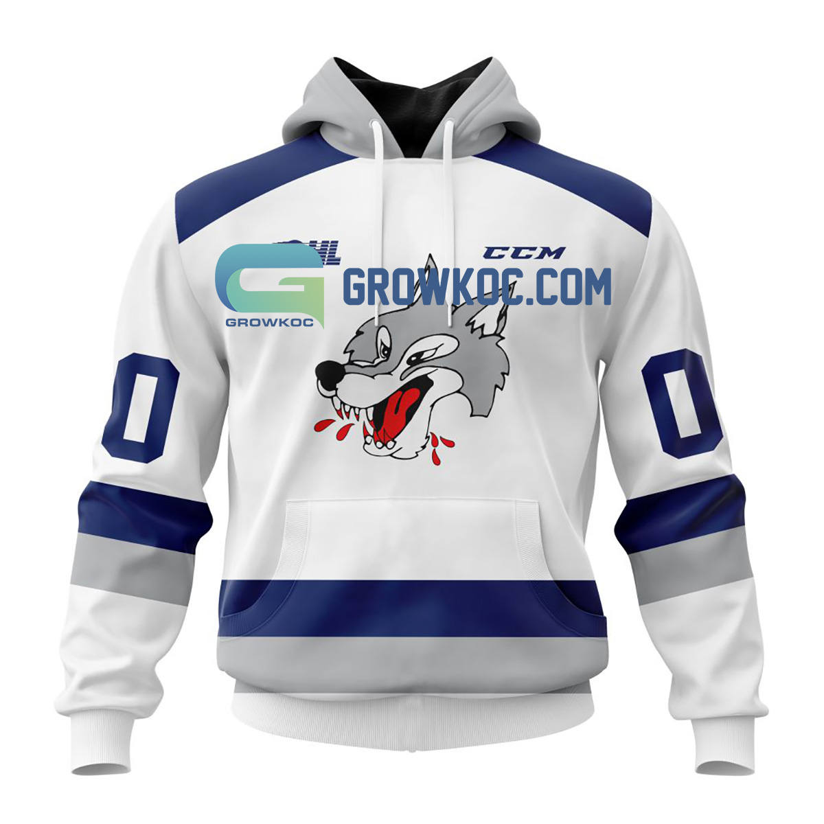 Sudbury Wolves Away Jersey Personalized Hoodie Shirts2B1 D2oKb