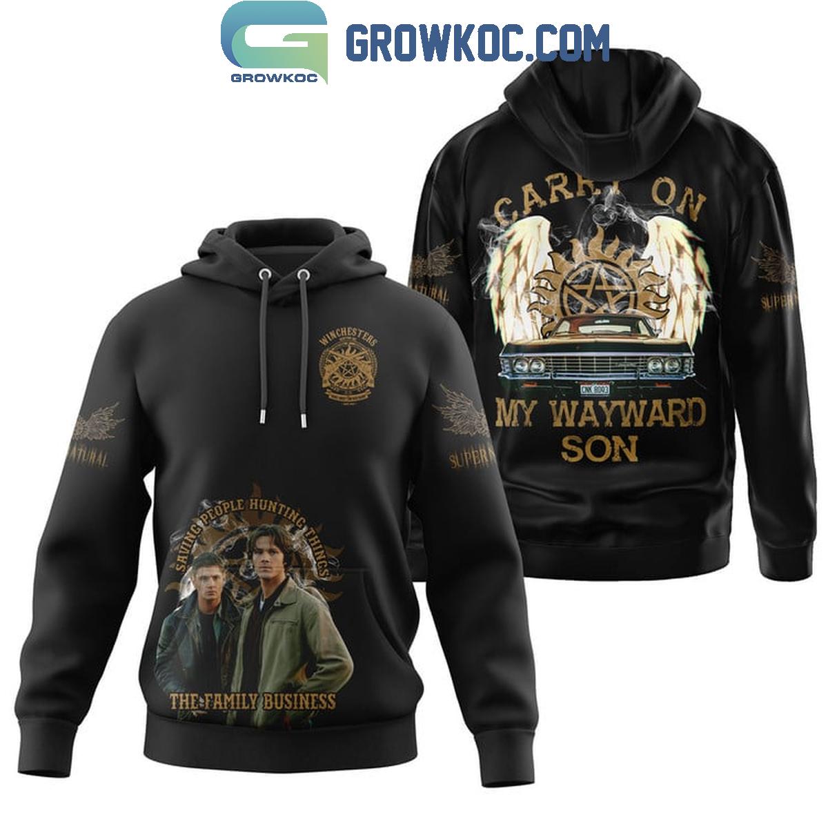 Supernatural Fan Carry On My Wayward Son Hunting Things Hoodie Shirts 1 y0gsh