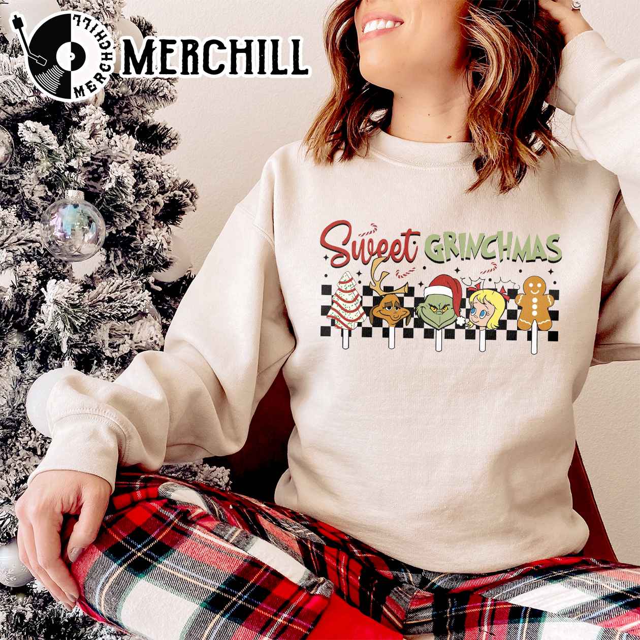 Sweet Grinchmas Sweatshirt Grinch Shirts for Adult