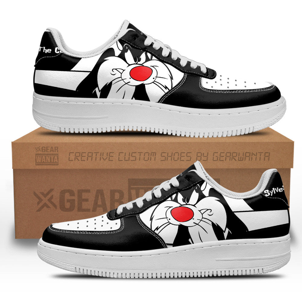 Sylvester the Cat Custom Cartoon Air Sneakers LT13 1 GearWanta