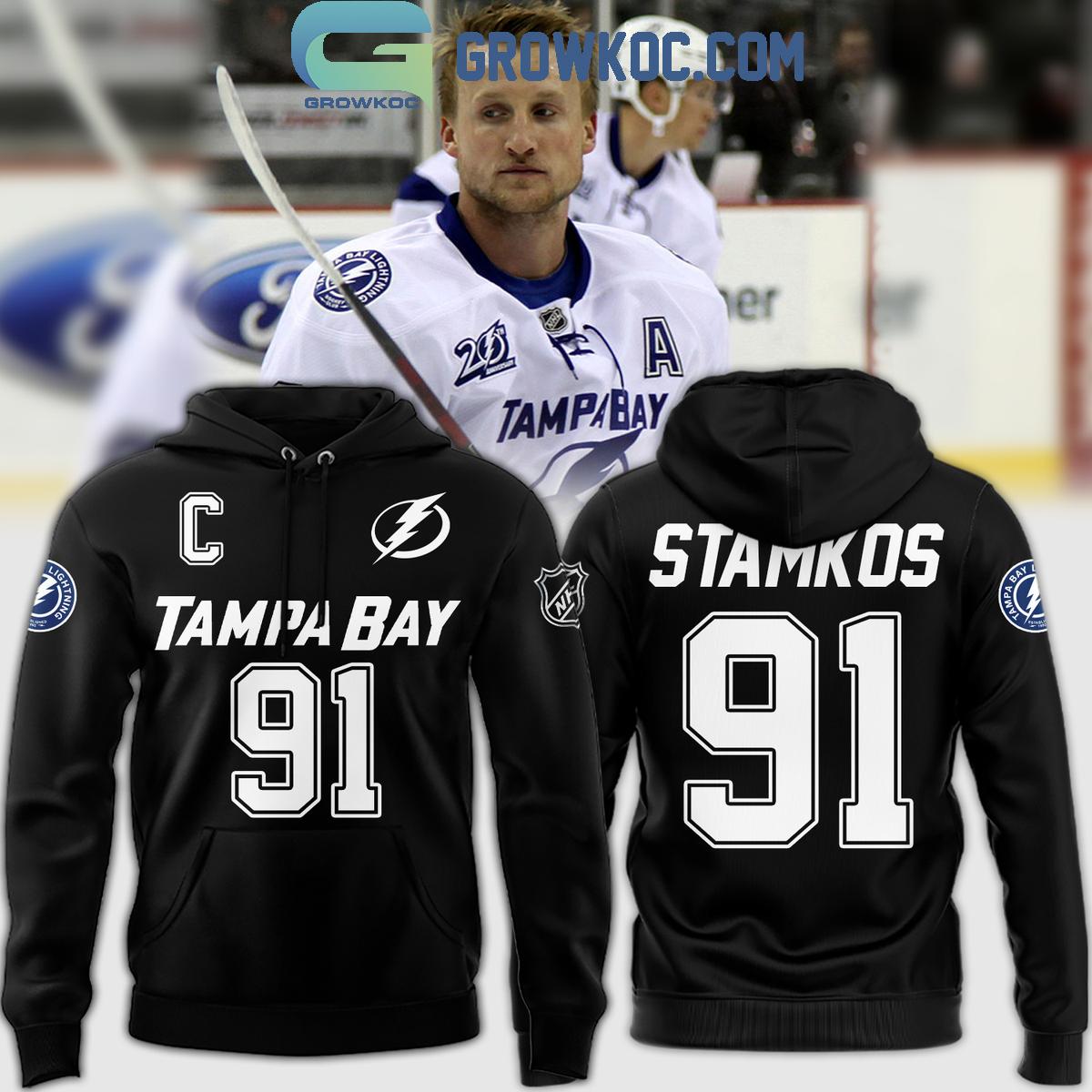 Tampa Bay Lightning Captain Steven Stamkos Fan Black Version Hoodie Shirts 1 2B79V