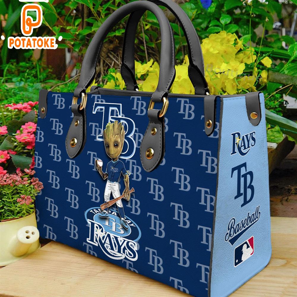 Tampa Bay Rays Groot Women Leather Hand Bag