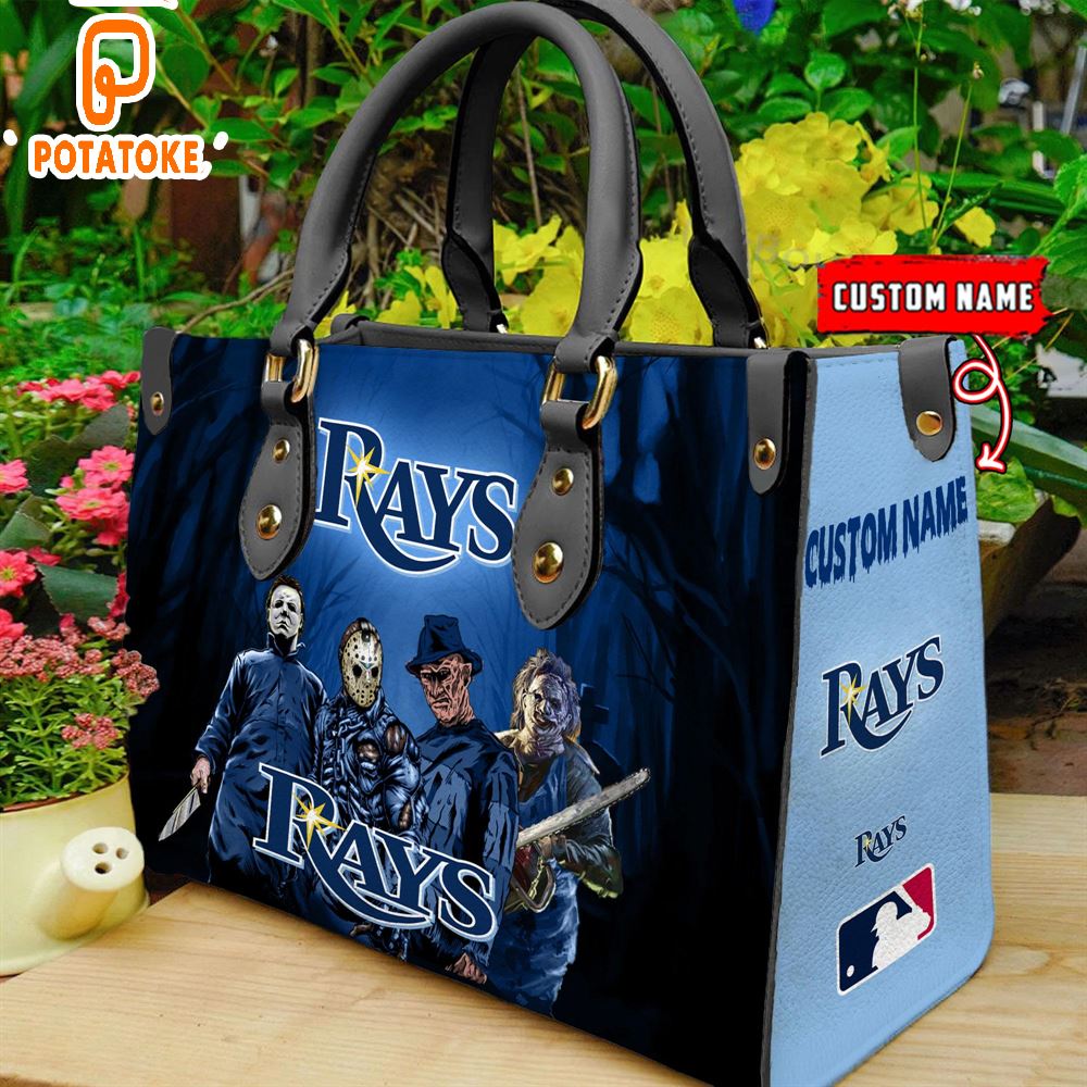 Tampa Bay Rays MLB Halloween Women Leather Hand Bag