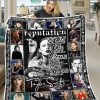 Taylor Swift Iconic Playlist Fleece Blanket Quilt2B1 oF2We