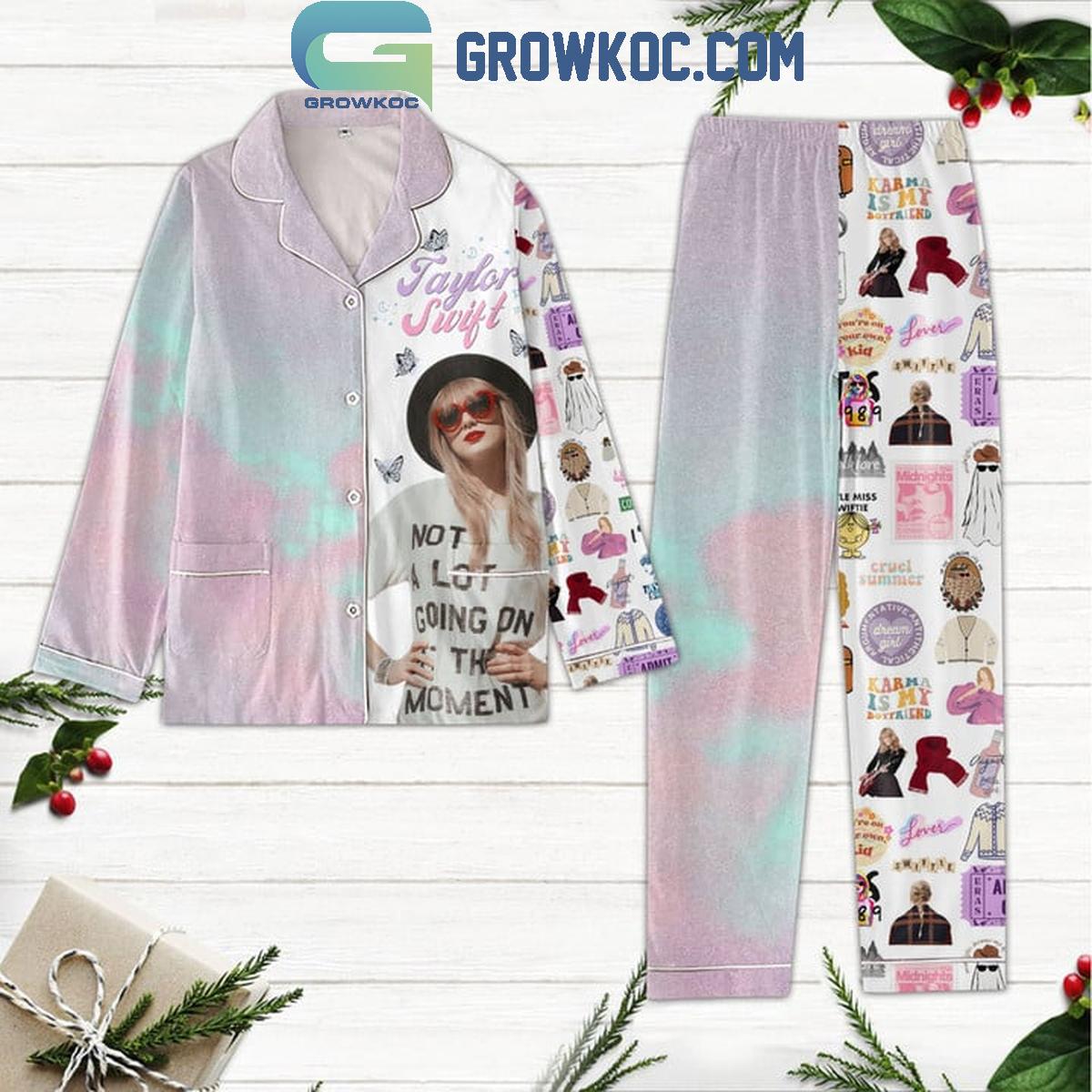 Taylor Swift Not A Lot Going On At The Moment Polyester Pajamas Set 1 Gc0ai