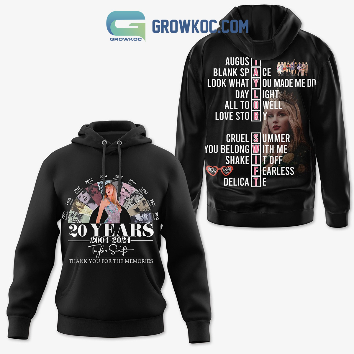 Taylor Swift The Eras Tour Thank For The Memories Hoodie Shirts2B1 cFJC1