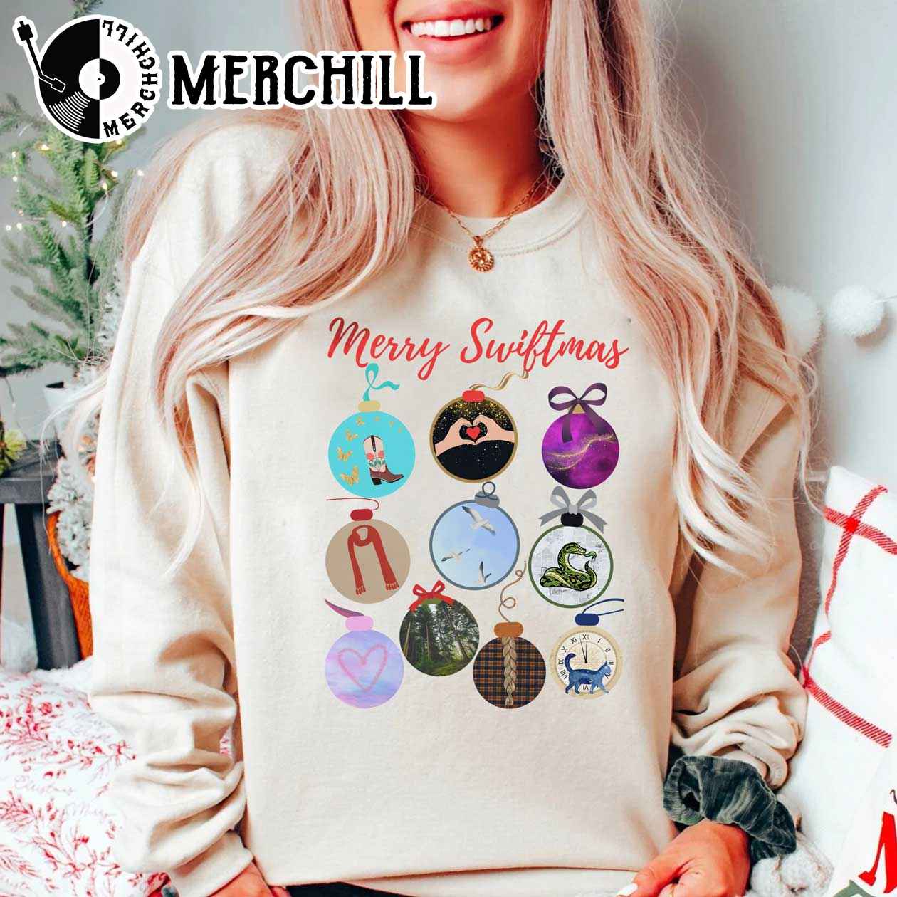 Taylort Merry Swiftmas Sweatshirt Christmas Gift for Fan