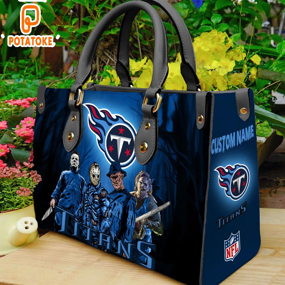 Tennessee Titans NFL Halloween Women Leather Hand Bag