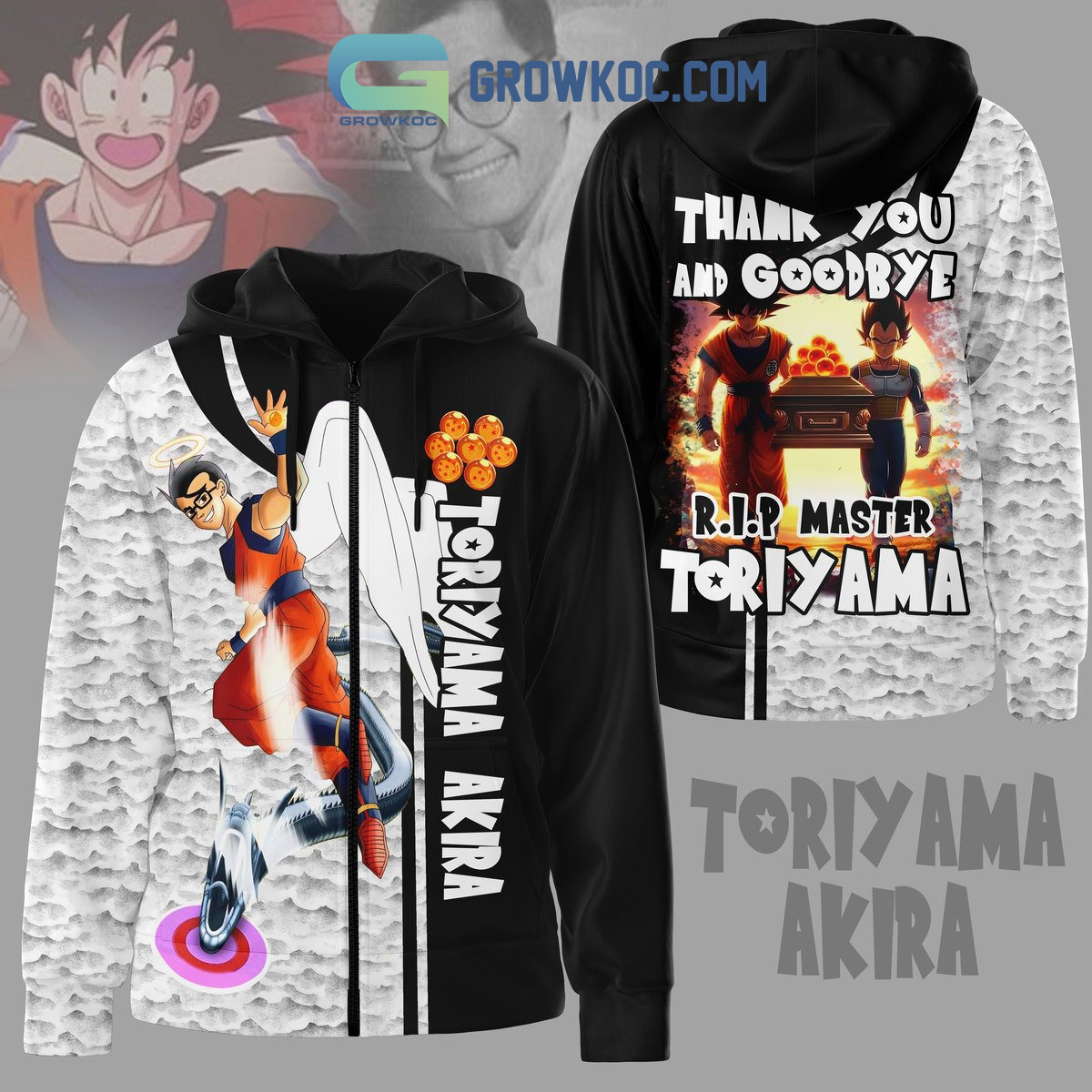 Thank You And Goodbye Master Toriyama Akira Dragon Dall Hoodie Shirts2B1 1tMvV