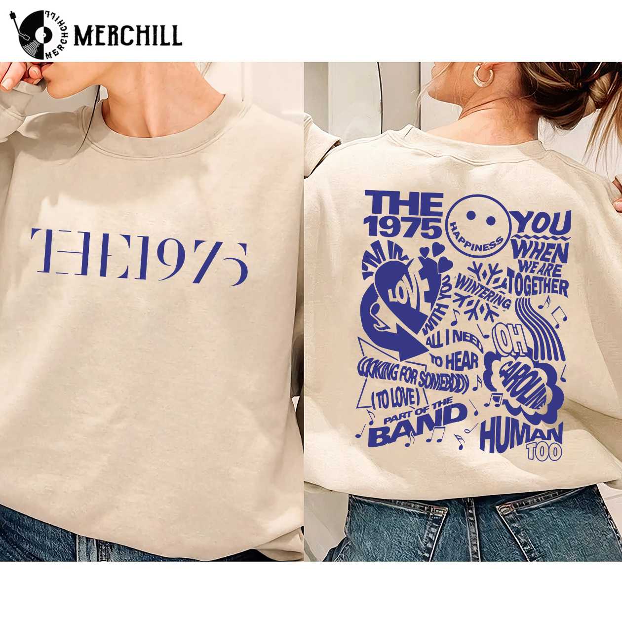 The 1975 Sweatshirt 2 Sides Album Tracklist The 1975 Gift Ideas 4