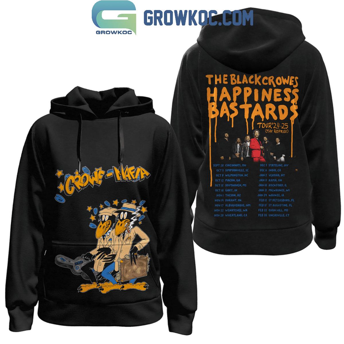 The Black Crowes Happiness Bastards Crow Mafia 2024 Hoodie T Shirt 1 xWo4w