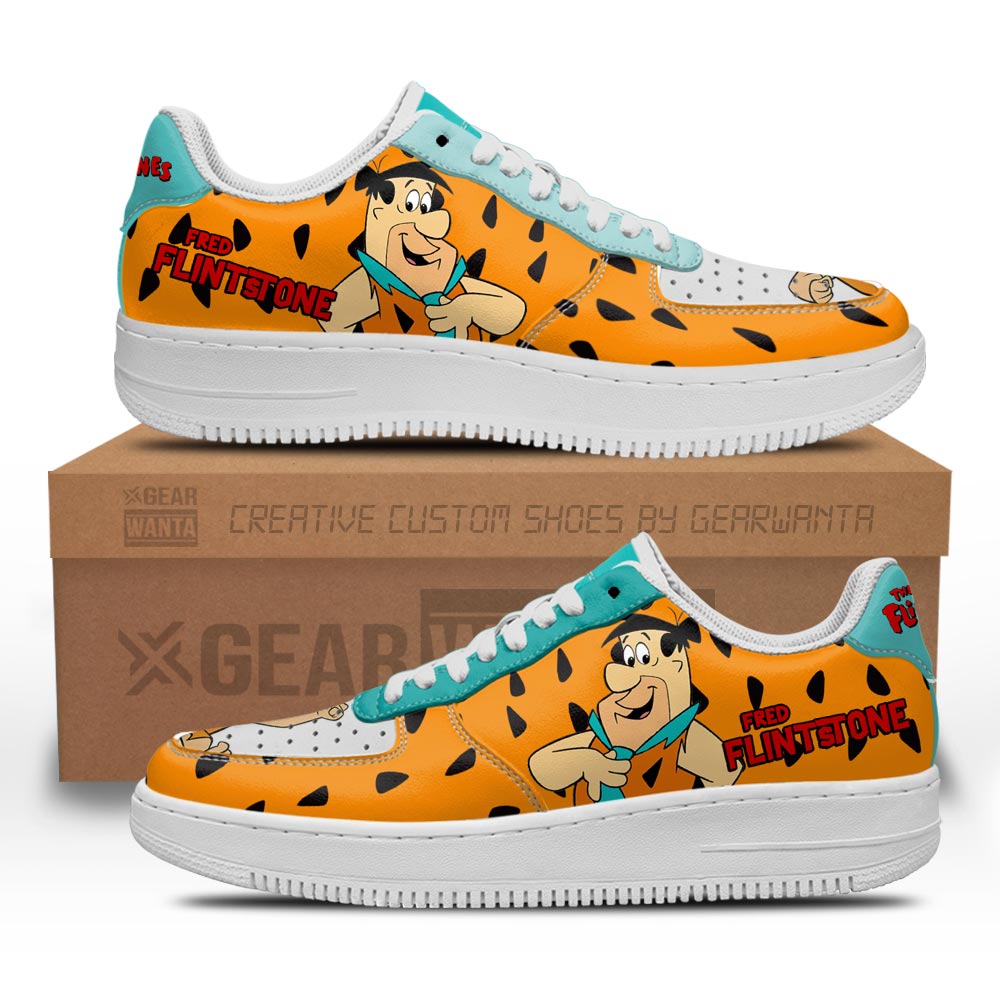 The Flintstones Fred Flintstone Air Sneakers Custom 1 GearWanta