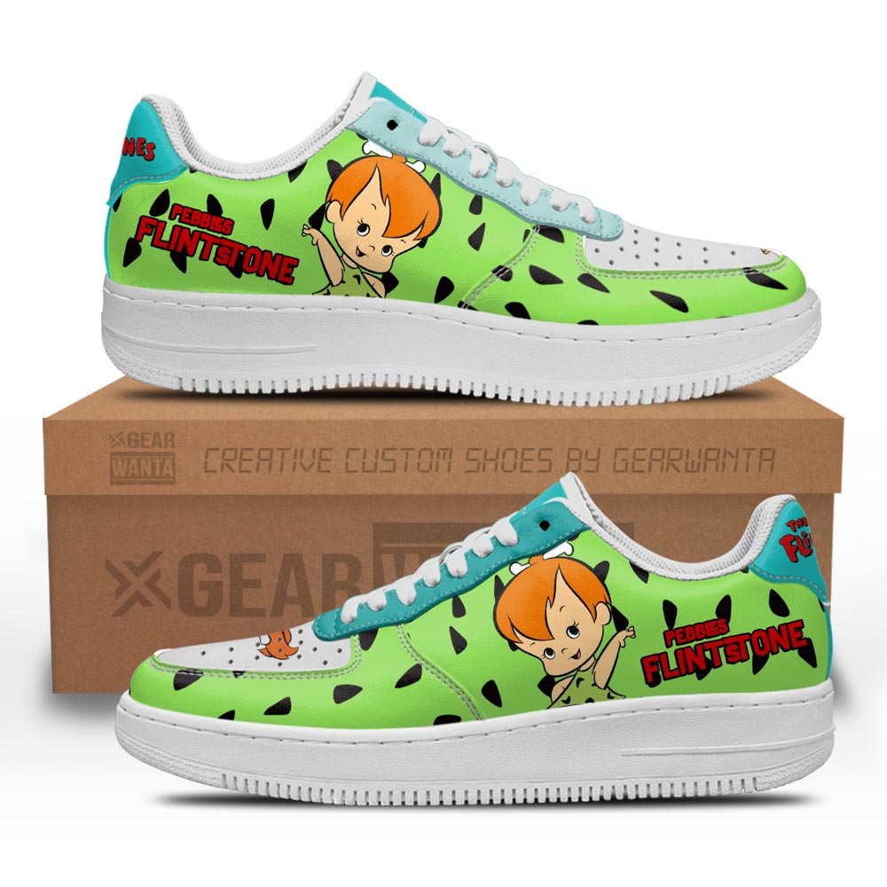 The Flintstones Pebbles Flintstone Air Sneakers Custom 1 GearWanta