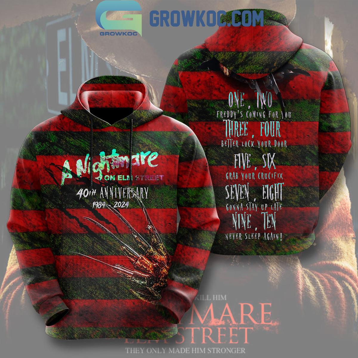 The Nightmare On Elms Street Freddy Krueger Halloween Hoodie T Shirt 1 z2E9D