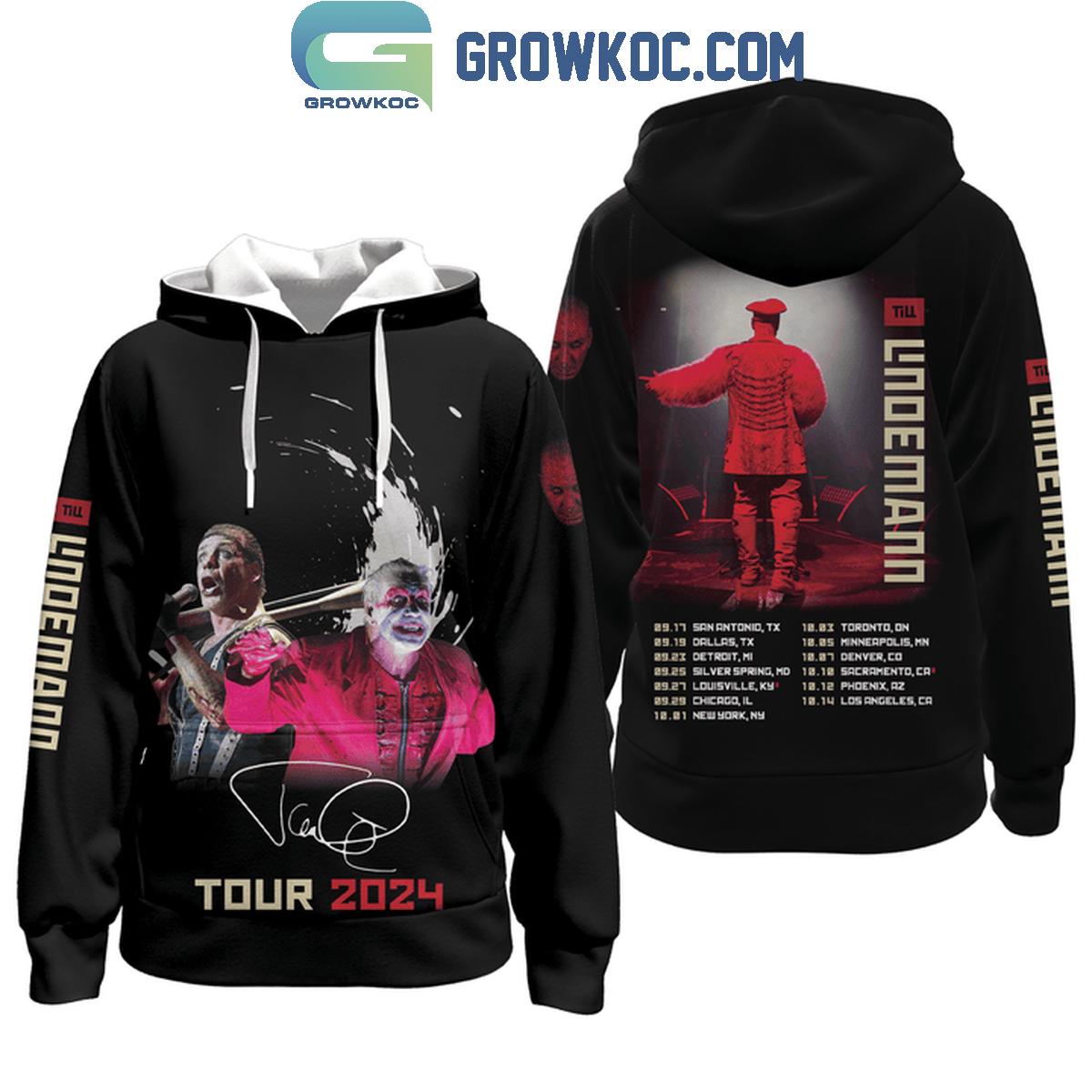 Till Lindemann Tour 2024 Schedule Fan Hoodie SHirts 1 hFfae