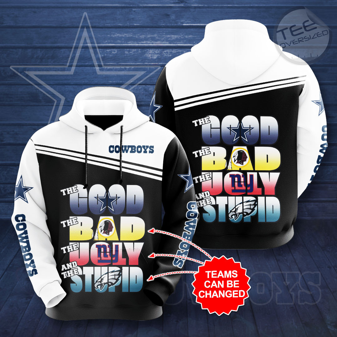 Top Selling Dallas Cowboys All Over Print Hoodie with NFL Clothes 0