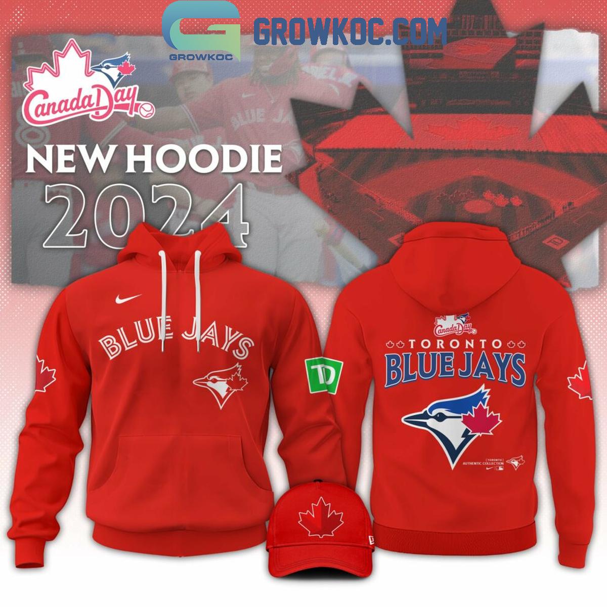 Toronto Blue Jays Canada Day Celebrating 2024 New Hoodie Shirts 1 SSdVT