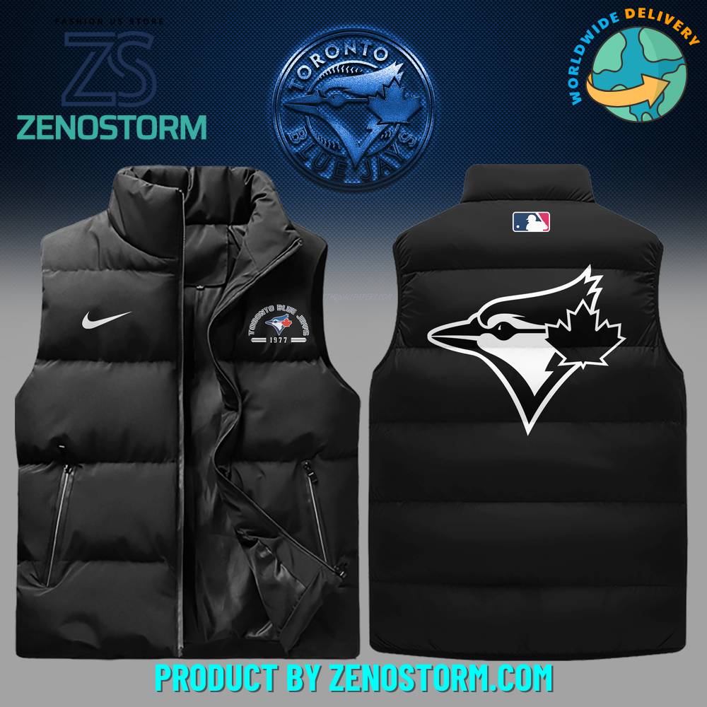 Toronto Blue Jays MLB Nike Sleeveless Puffer Down Vest 1