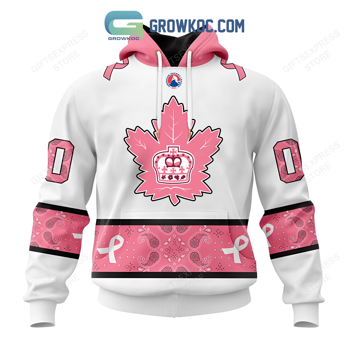 Toronto Marlies Breast Cancer Personalized Hoodie Shirts2B1 4fEp2