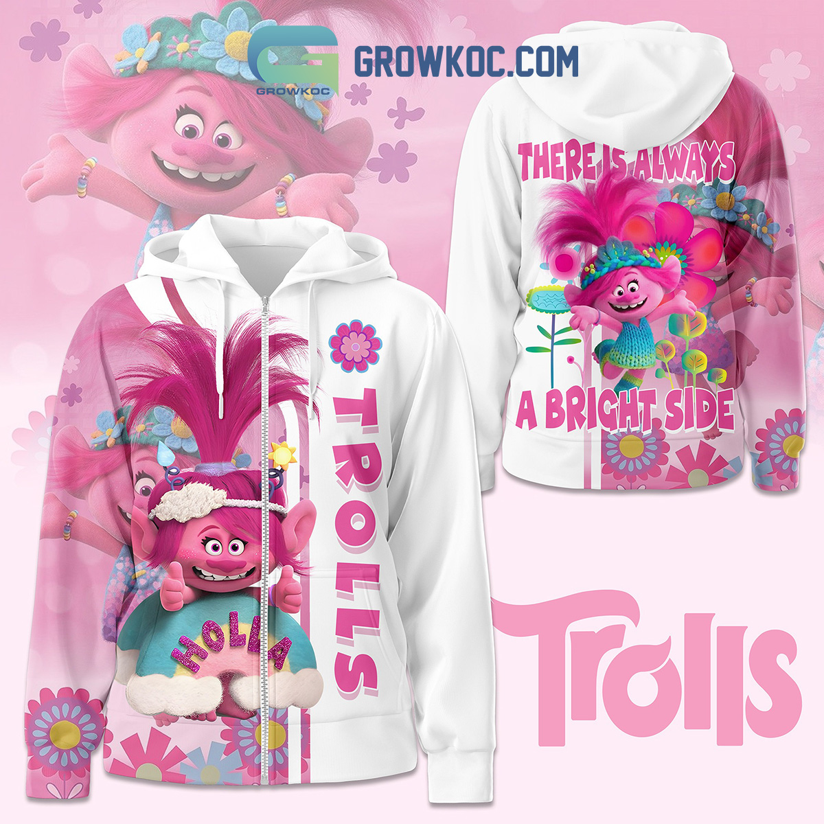 Trolls There Is Always A Bright Side Hoodie T Shirt2B1 J2nzE