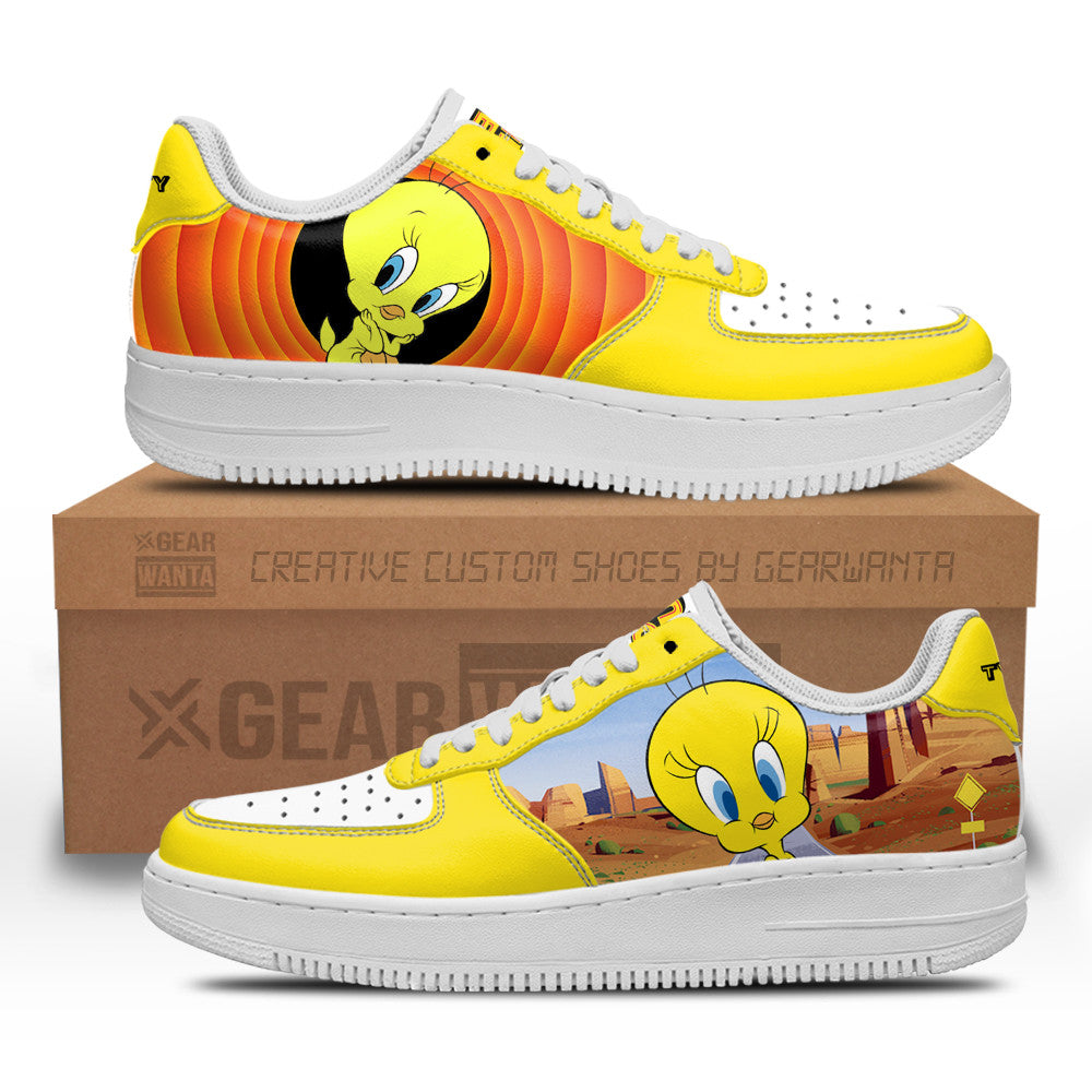 Tweety Looney Tunes Custom Air Sneakers QD14 1 GearWanta