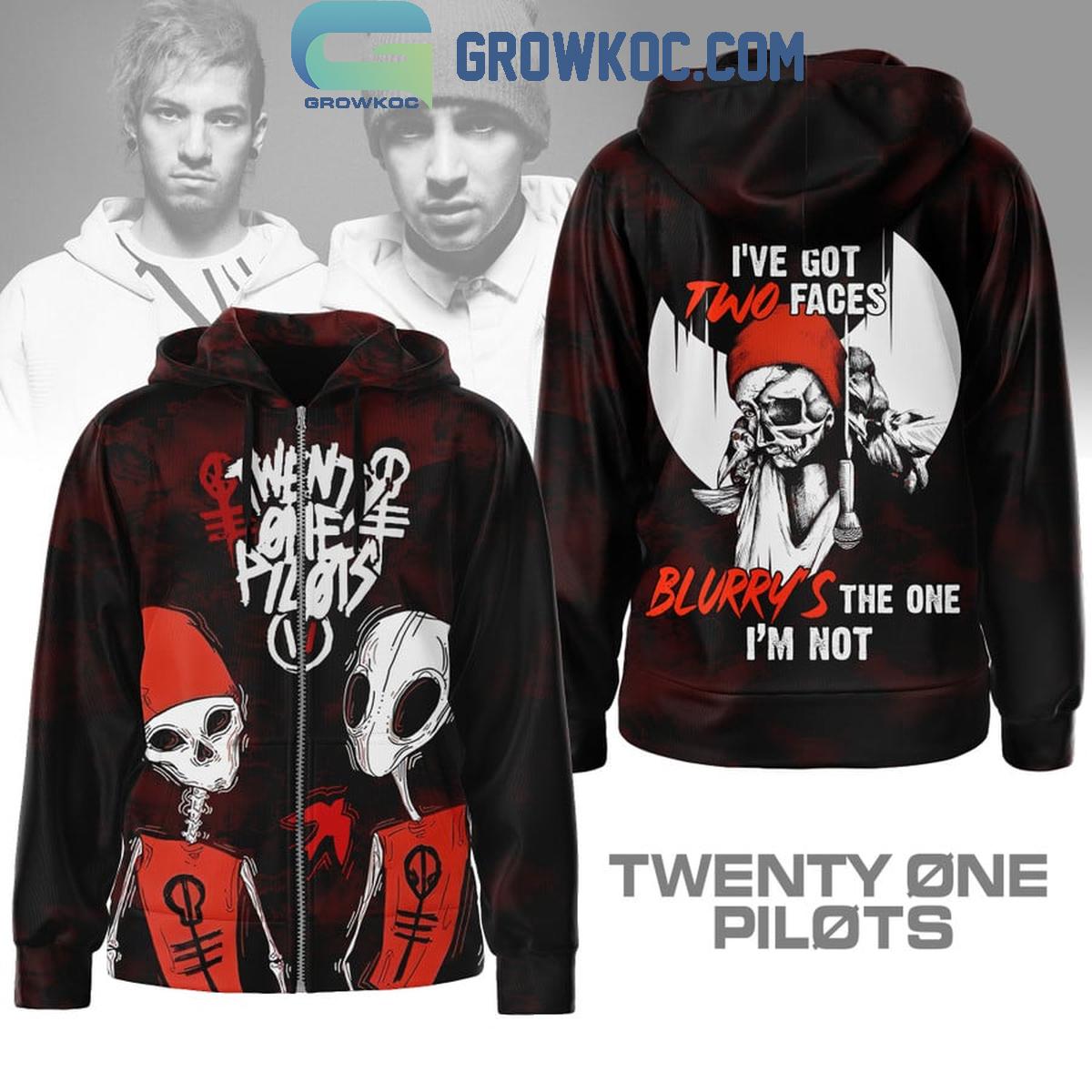 Twenty One Pilots Ive Got Two Faces Blurrys The One Im Not Hoodie Shirts 1 b18pi