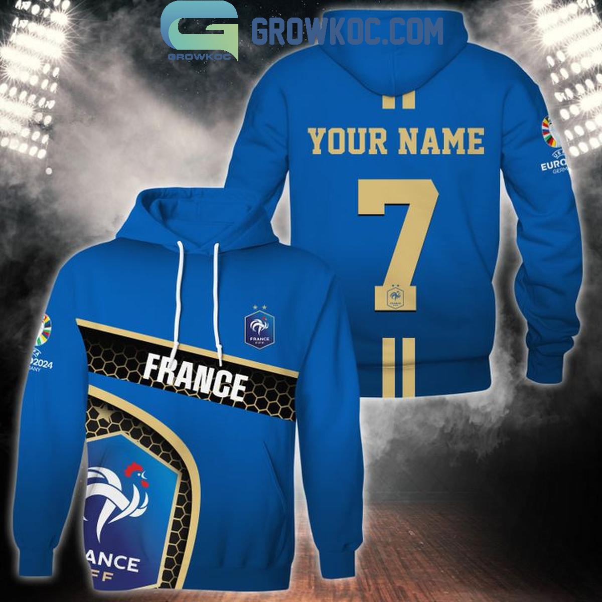 UEFA Euro 2024 France Football Team Fan Personalized Hoodie Shirts 1 zZ1ap