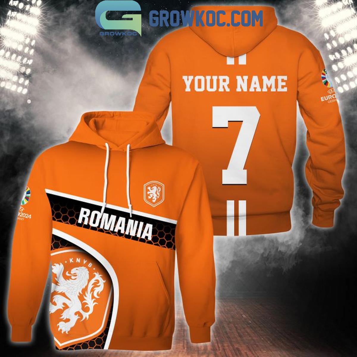 UEFA Euro 2024 Netherlands Football Team Fan Personalized Hoodie Shirts 1 4njqX